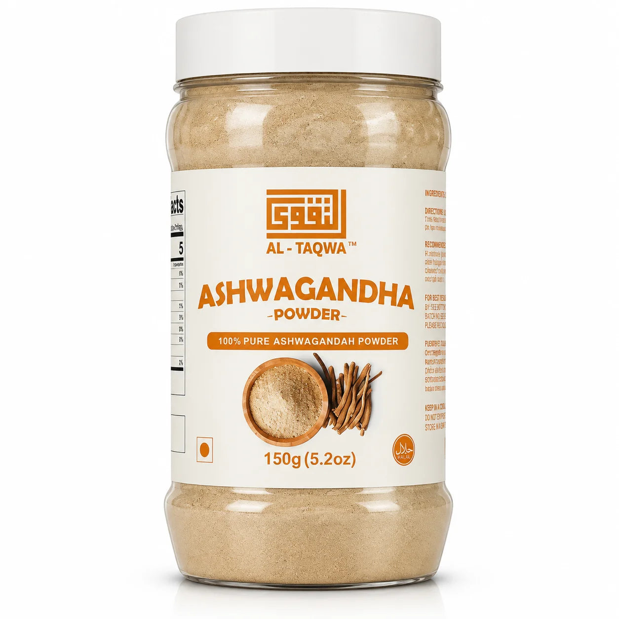 Ashwagandha / Ashoo Powder 150g – 100% Pure & Natural | Al Taqwa