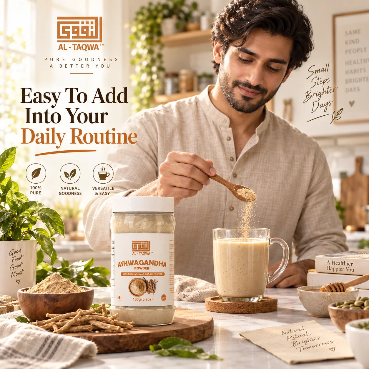 Ashwagandha / Ashoo Powder 150g – 100% Pure & Natural | Al Taqwa